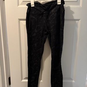 Black Patterned Leggings